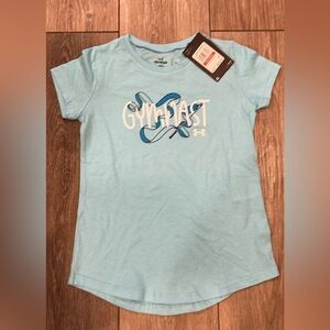 Under Armour Kids Light Blue Gymnast Tee